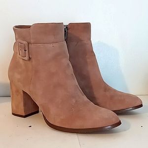 Lord & Taylor Suede Ankle Boots Size 9
